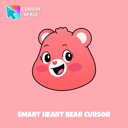 Smart Heart Bear cursor arrow cursor